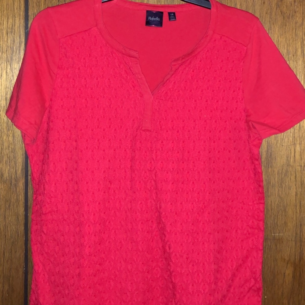 Rafaela Size Lg short sleeve top